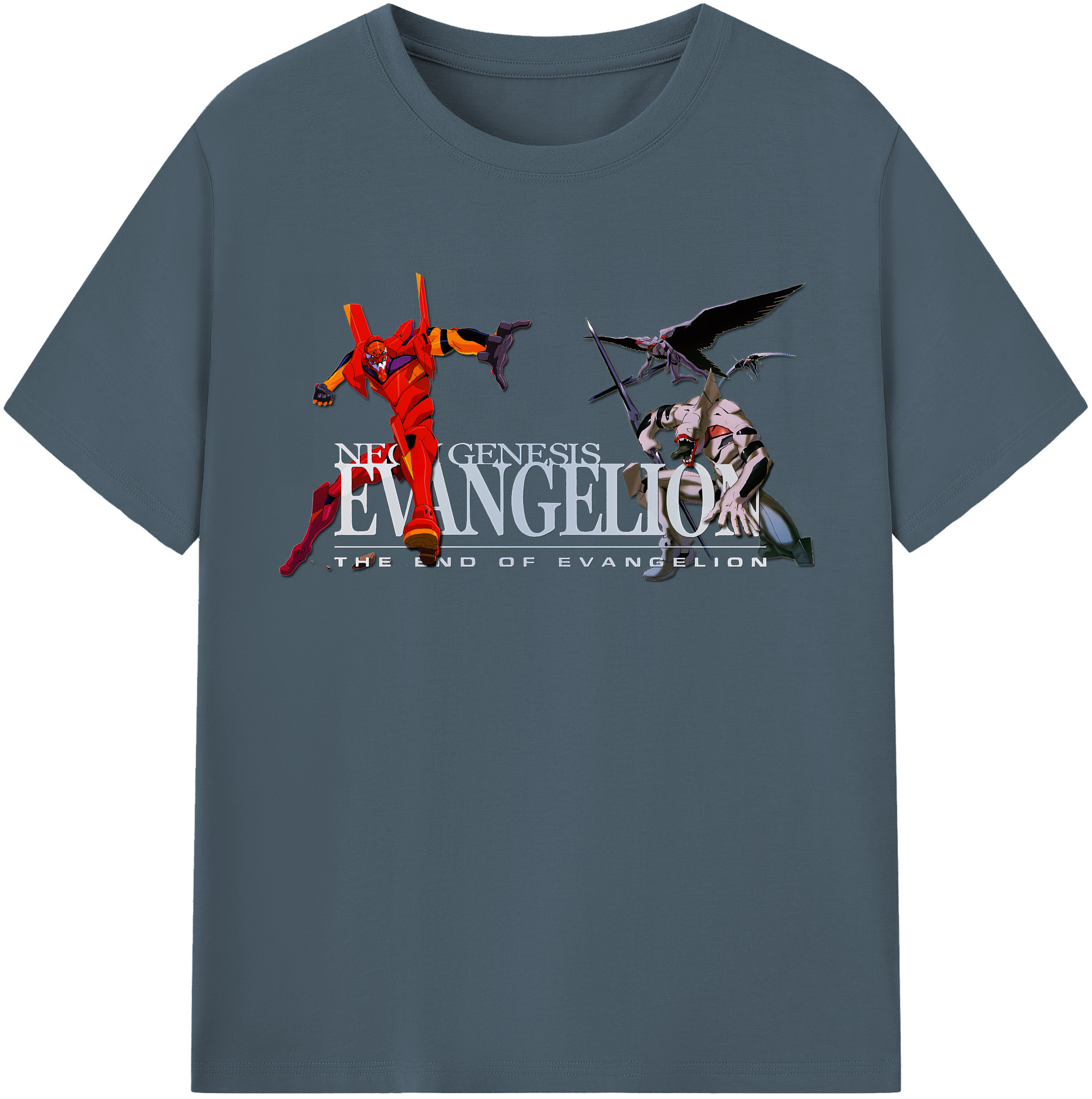 （画像用） EVA 新世紀エヴァンゲリオン 綿100％半袖Tシャツ（フロントプリント）